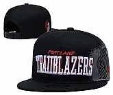 Portland TrailBlazers Team Logo Adjustable Hat YD (4)